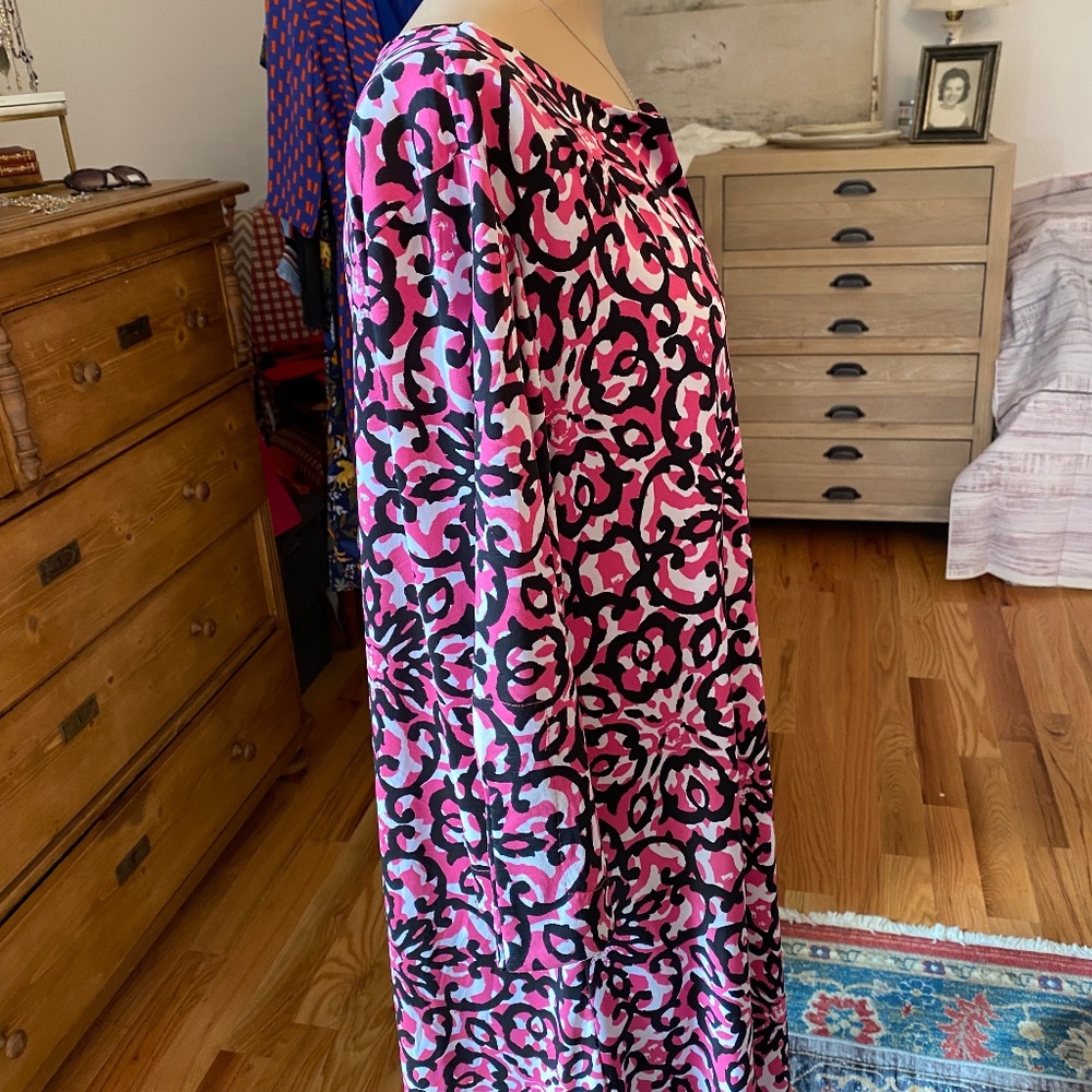 BRAND NEW Never Worn Ruby Rd. Black and Pink Dress (Bin 7) - Picture 10 of 15